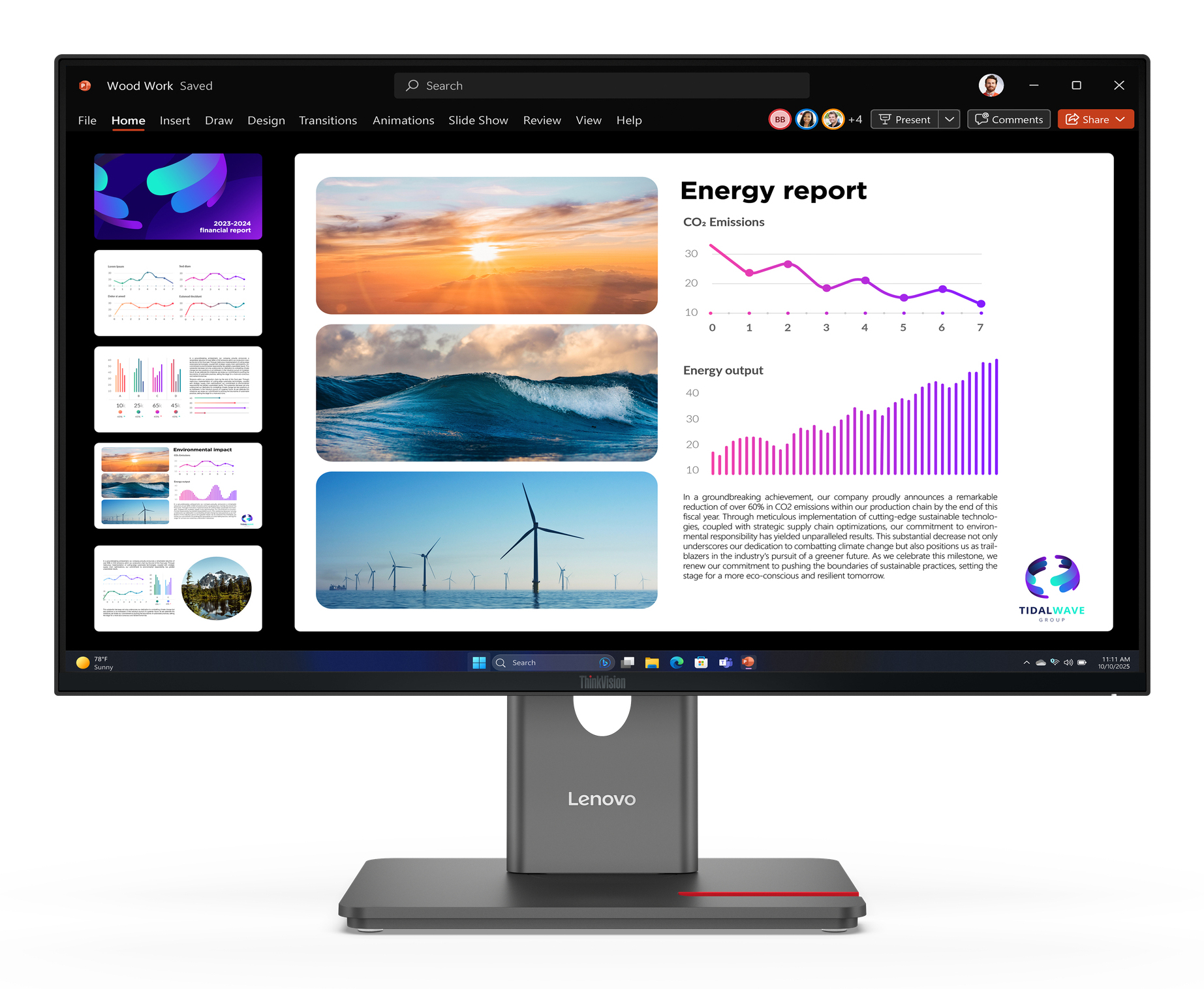 Lenovo Monitoare LED, 64B2GAT1EU