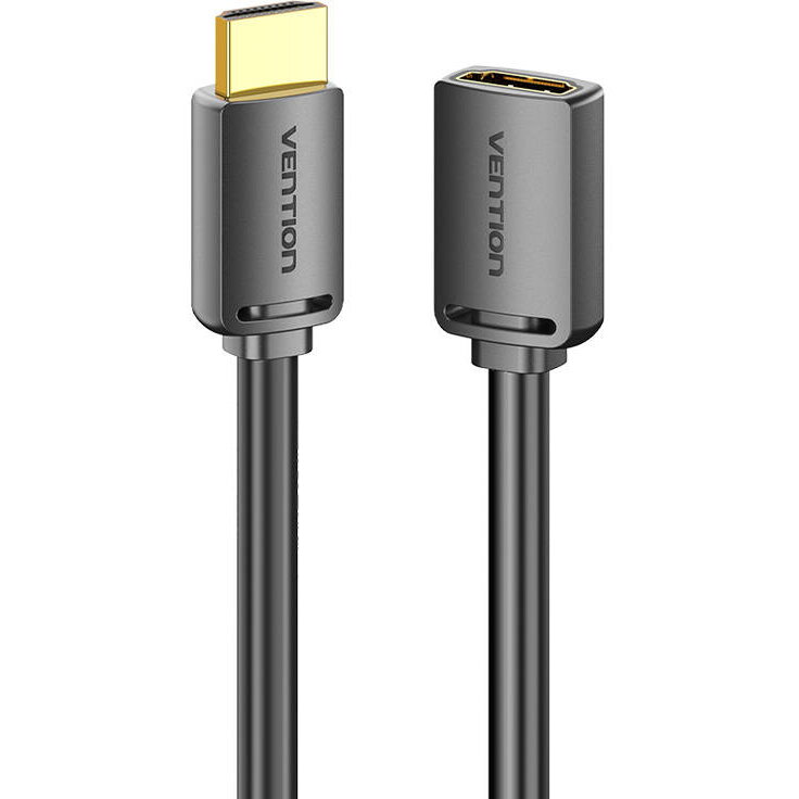 Vention Cablu video, HDMI(T) la HDMI(M), 1.5m, rezolutie maxima 4K la 60Hz, conectori auriti, AHCBG - imagine 2