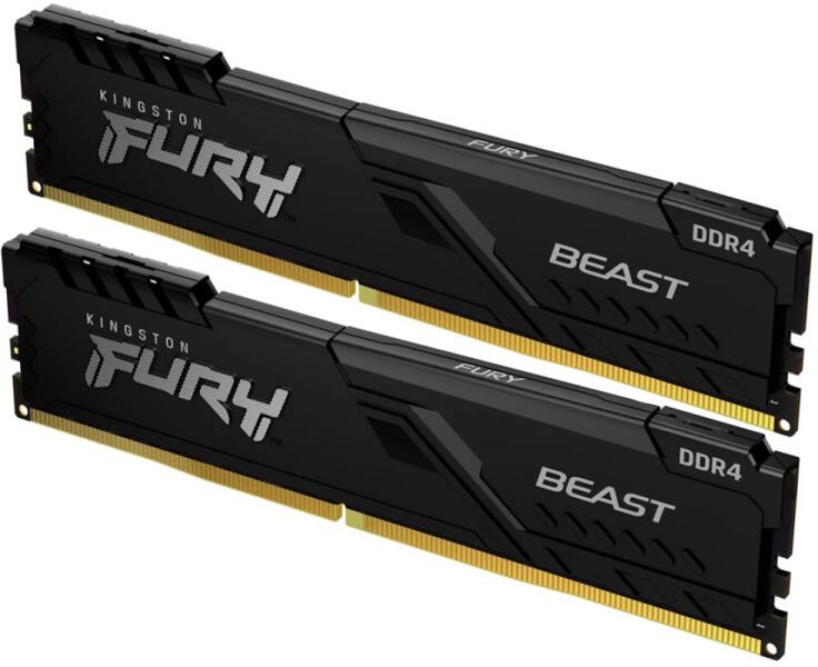Kingston Memorie DDR - gaming DDR4 16 GB, frecventa 3200 MHz, 8 GB x 2 module, KF432C16BBK2/16
