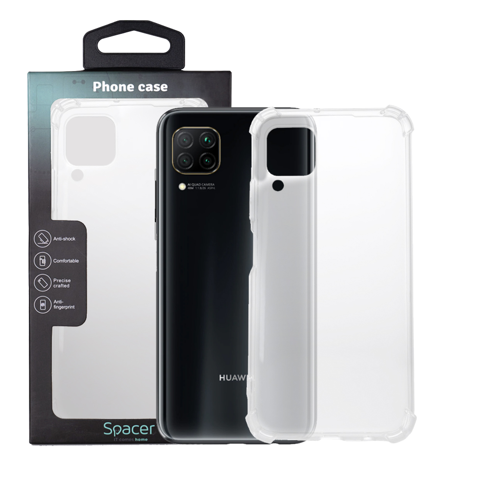 SPACER Husa Huawei telefon P 40 Lite, transparent, tip back cover, protectie, SPPC-HU-P-40L-CLR