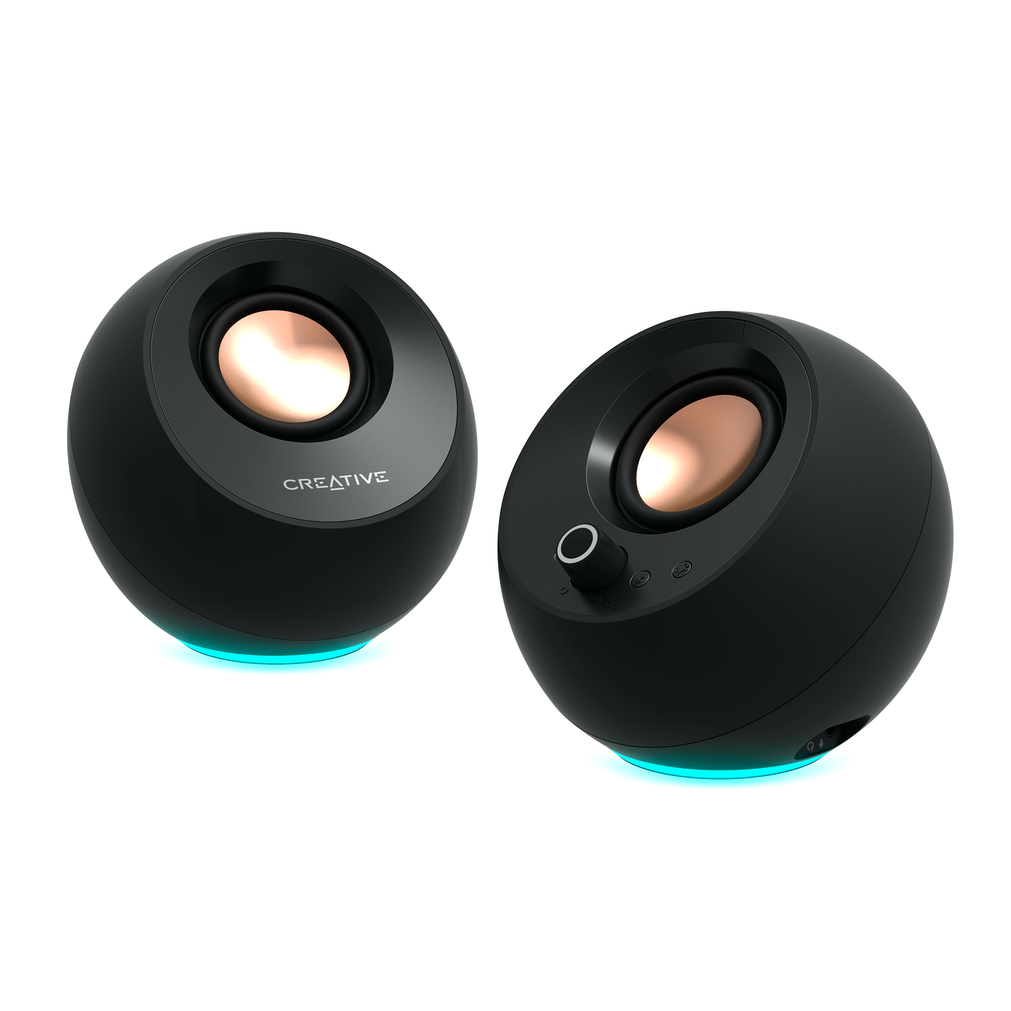 CREATIVE PEBBLE PRO 2.0 Speakers - black, 51MF1710AA000 - imagine 2