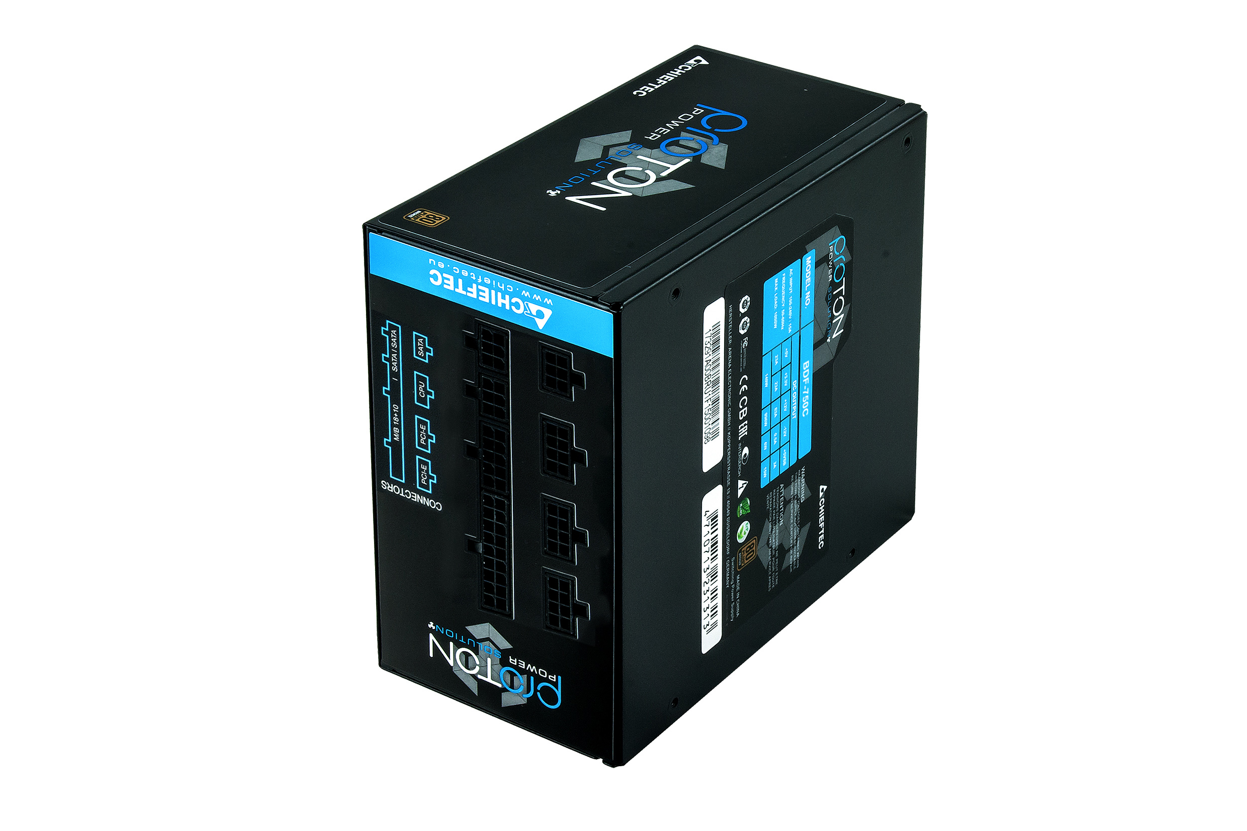 CHIEFTEC SURSA PROTON 750 W, modulara, certificare 80 Plus Bronze, ventilator 140 mm x 1, BDF-750C - imagine 3