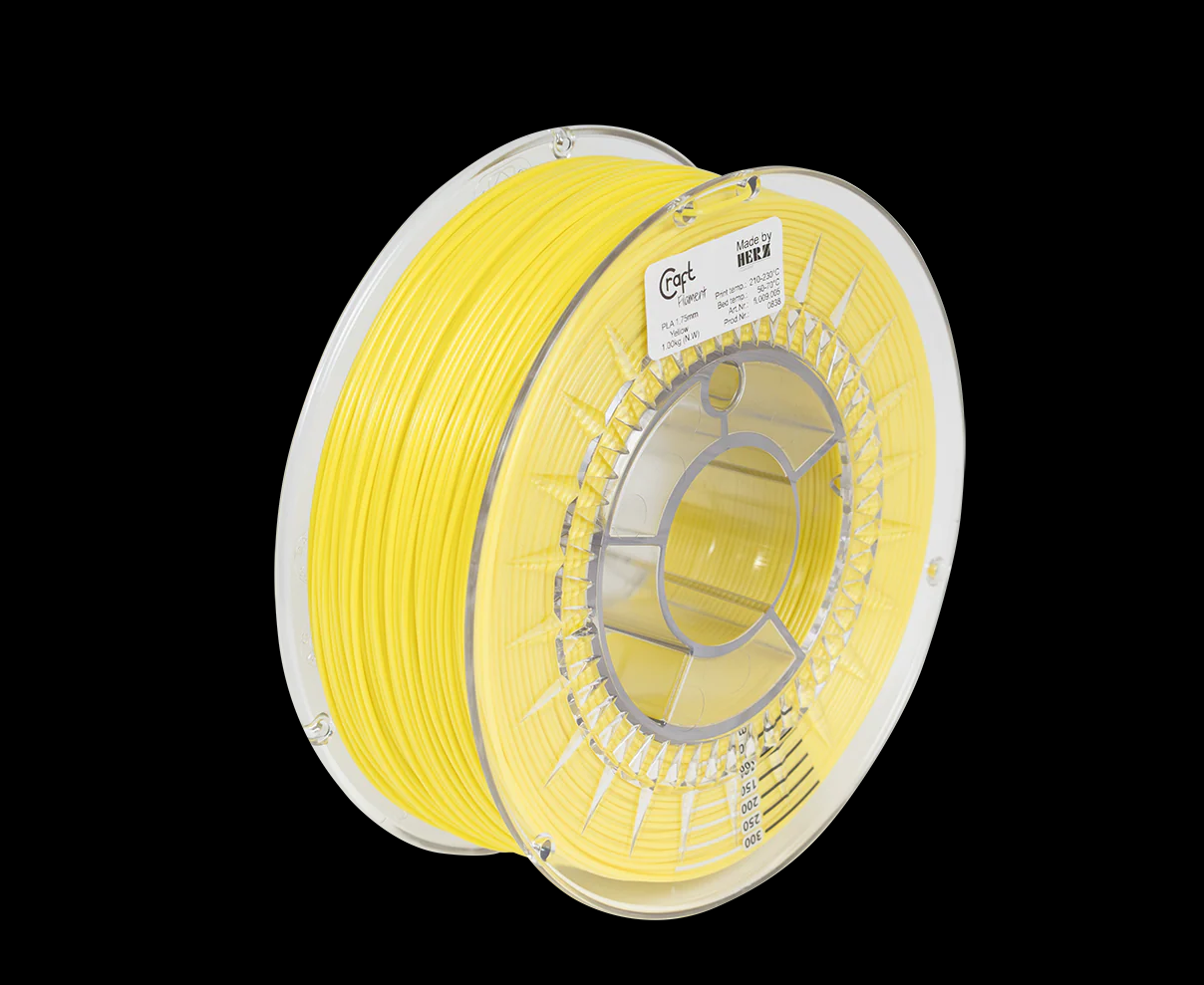 CRAFTBOT 3D PRINTING FILAMENT, Material: PLA, Culoare: Galben, 1KG., FI.009.005