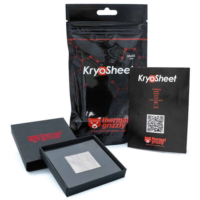 Thermal Grizzly PAD Termic KryoSheet, grafen, 25 x 25 mm, TG-KS-25-25