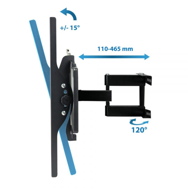 Esperanza Suport Perete Titan 26"-70" 55kg Negru, ERW012 - imagine 4