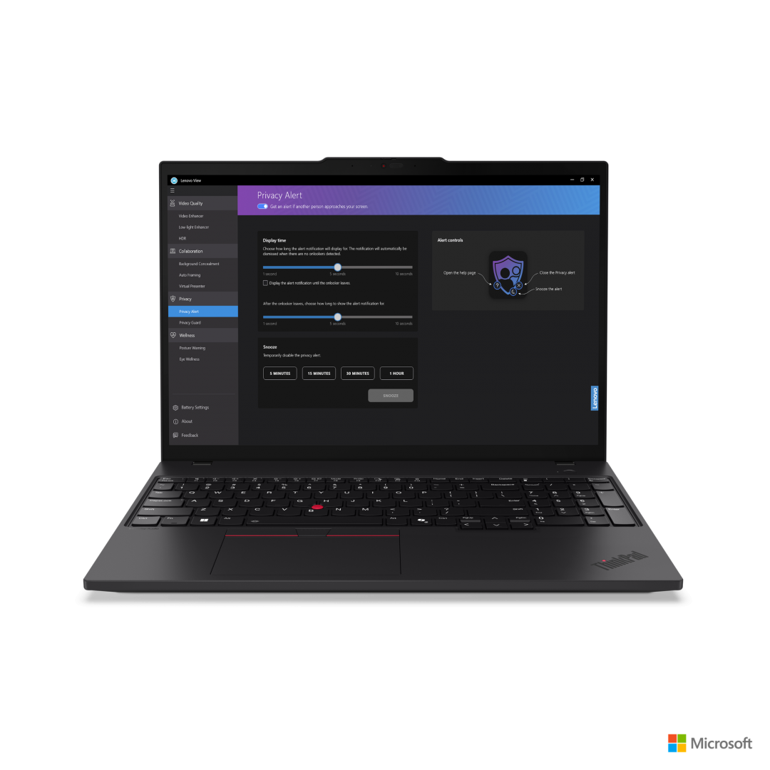 Lenovo ThinkPad T16 G3 Intel Core Ultra 7 155U 16inch WUXGA 16GB DDR5 512GB SSD M.2 W11P, 21MN00B9RI - imagine 8
