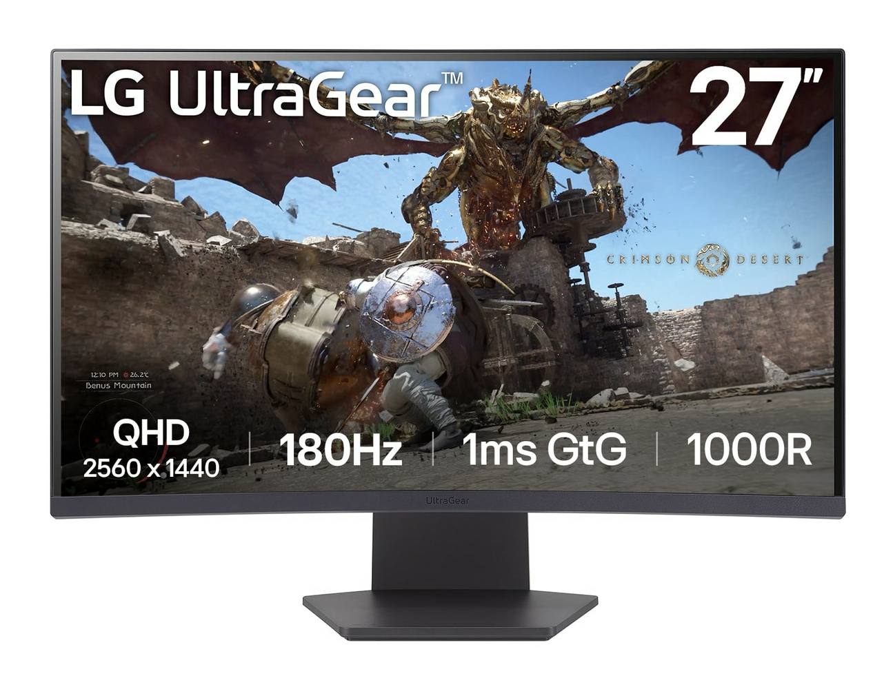 LG Monitor 27", 27GS60QC-B.AEUQ