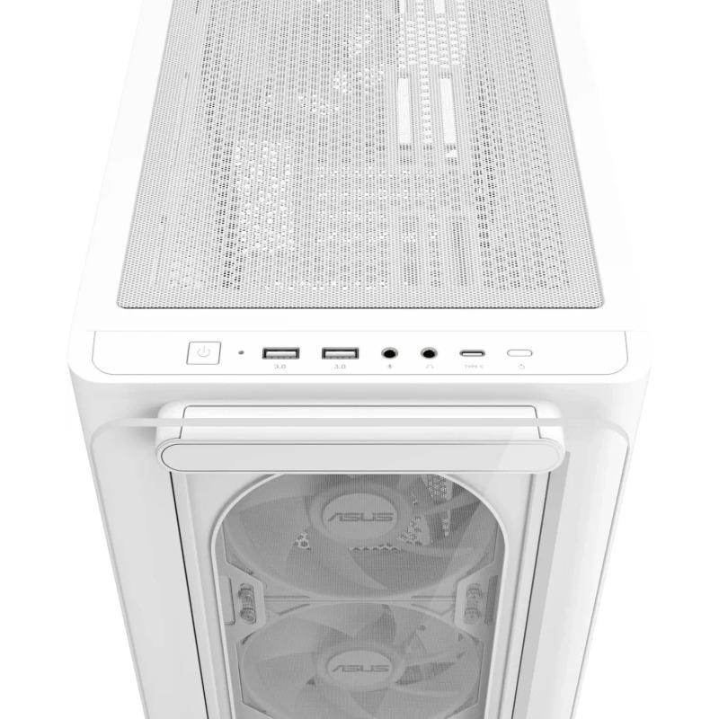 Asus Carcasa, A23 PLUS TG ARGB WHITE - imagine 8