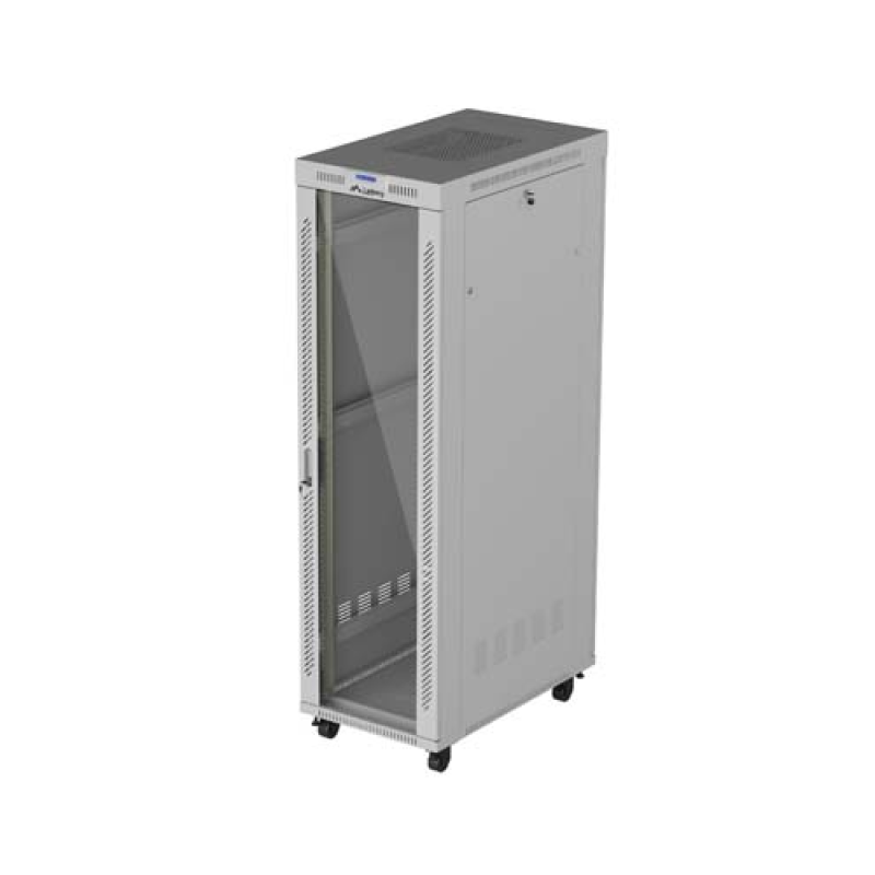 LANBERG Dulap rack 19 perete 42U/600X1000 (FLAT PACK) WITH GLASS DOOR LCD, FF01-6042-12SL