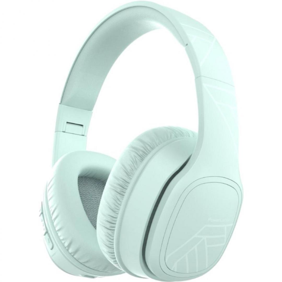 POWERLOCUS Casti Over-ear P7, Wireless, Verde, PWL-P7-MINT - imagine 2