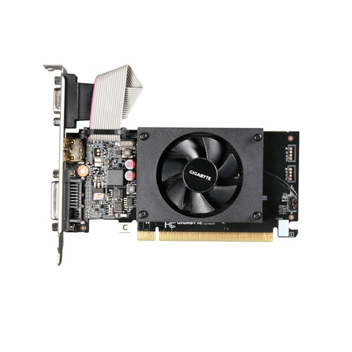 Gigabyte PLACA VIDEO GeForce GT 710, 2 GB GDDR3 64 biti, PCI Express 2.0 x 16, HDMI, GV-N710D3-2GL