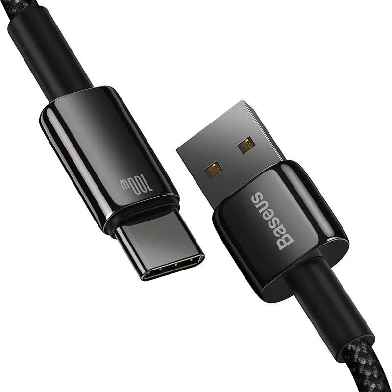 BASEUS Cablu alimentare si date, Fast Charging Data Cable pt. smartphone, USB la USB, CAWJ000101 - imagine 3