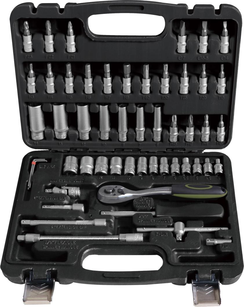 HEINNER TRUSA 52 PIESE 1/4" CR-V, CTSM032