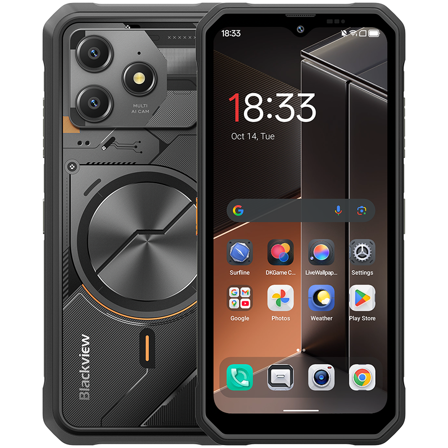 Blackview FORT100 LTE 6.56-inch HD+ 1612x720 90Hz 8+128GB MT Helio G81 Octa-Core, BVFORT100_B_EU