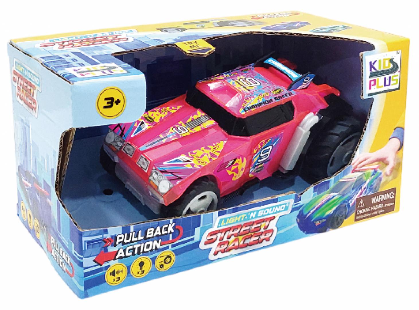 CEVODLE MASINUTA CU LUMINI, SUNETE SI SISTEM PULLBACK RACER, SCARA 1/24, DIVERSE, CEV24527-3001MIX - imagine 6