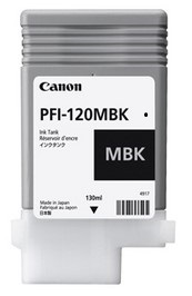 Canon Cartus Cerneala Original Black, PFI-120MBK pentru IPF TM-200|TM-205|TM-300|TM-305, 2884C001AA