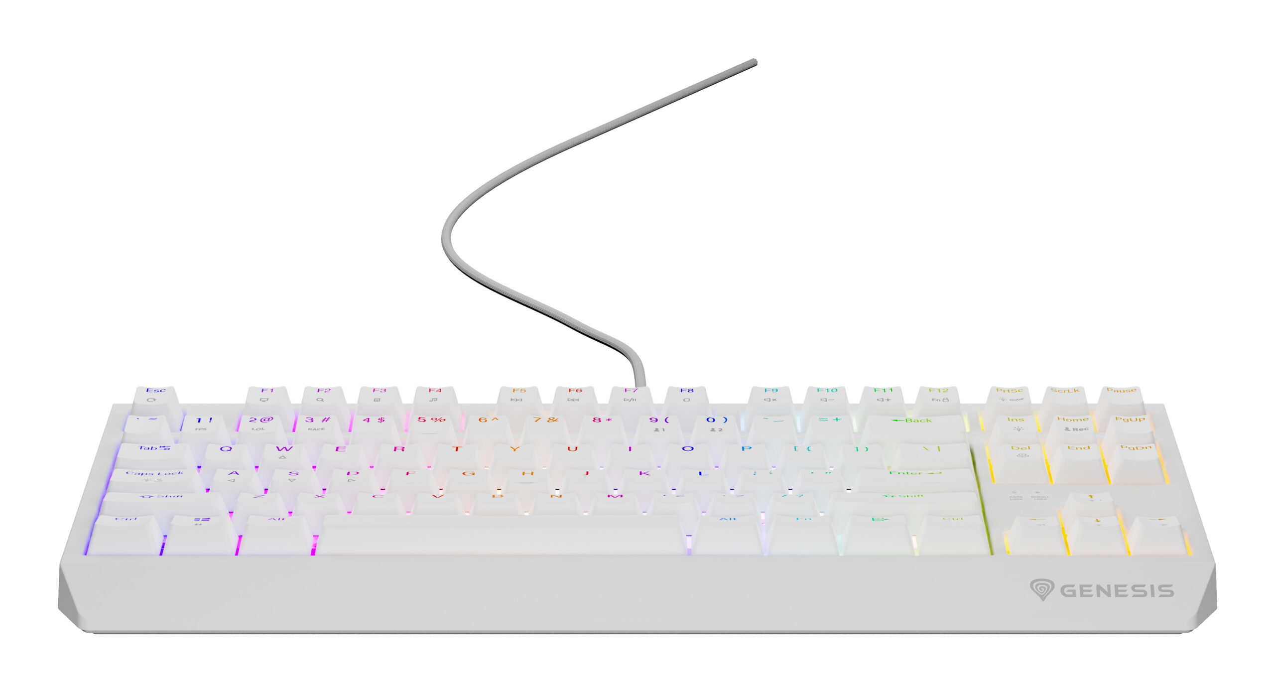 Genesis Tastatura Thor 230 TKL R alb, NKG-2078 - imagine 6