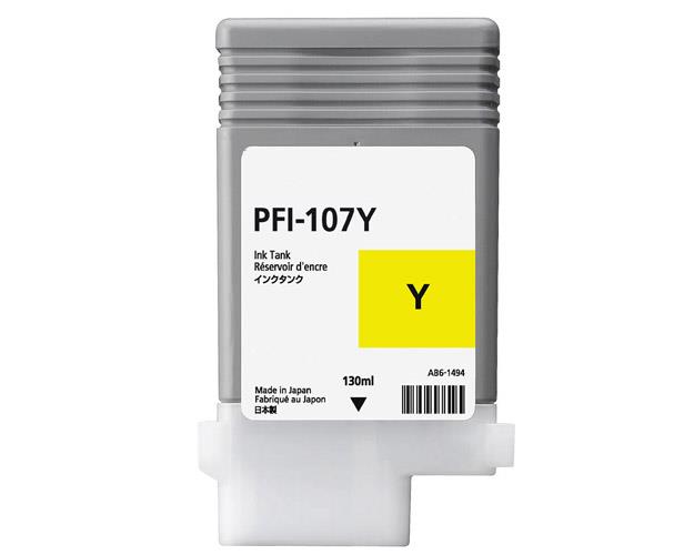 Canon Cartus Cerneala Original Yellow, PFI-107Y pentru IPF 670|680|685|770|780|785, CF6708B001AA
