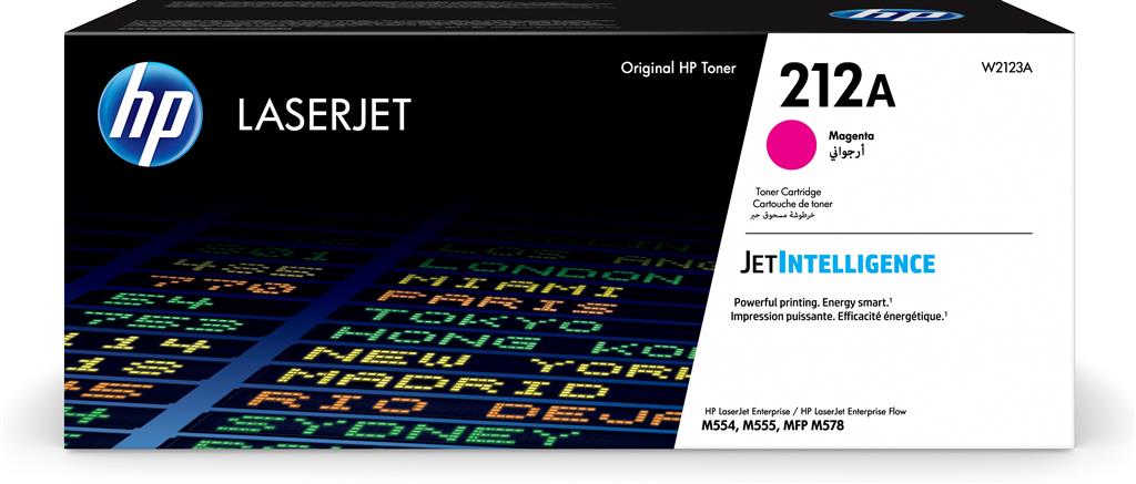 HP Toner Original Magenta, nr.212A pentru Laser Jet M555x|M554dn|M555dn|MFP, W2123A