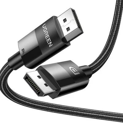 UGreen CABLU video, "DP114" DP (T) la DP (T) 8K la 60Hz, lungime 1.5m, negru, 80391