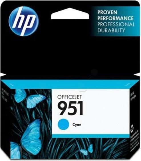 HP Cartus Cerneala Original Cyan, nr.951 pentru OfficeJet Pro 251|276|8100|8600, CN050AE