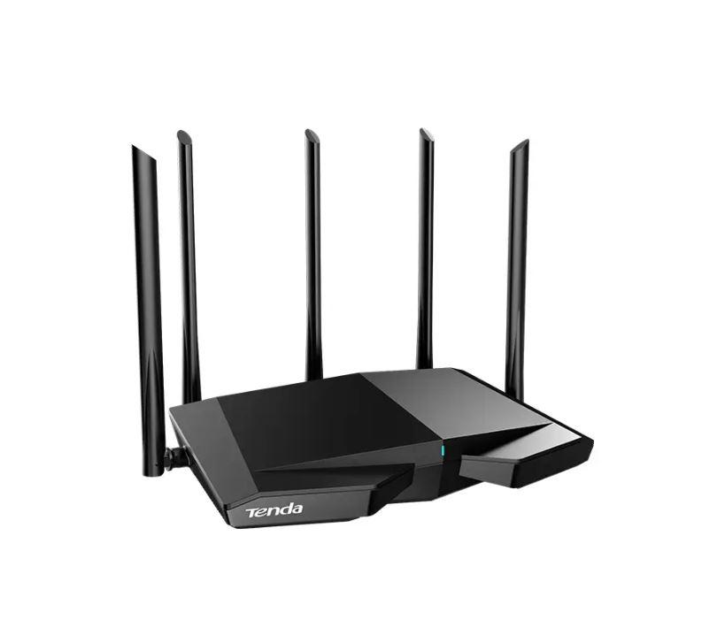 Tenda ROUTER wireless AX5700Mbps,1 x WAN Gigabit, 3 porturi LAN Gigabit, 2.4 GHz/5 GHz/6, RX27 PRO