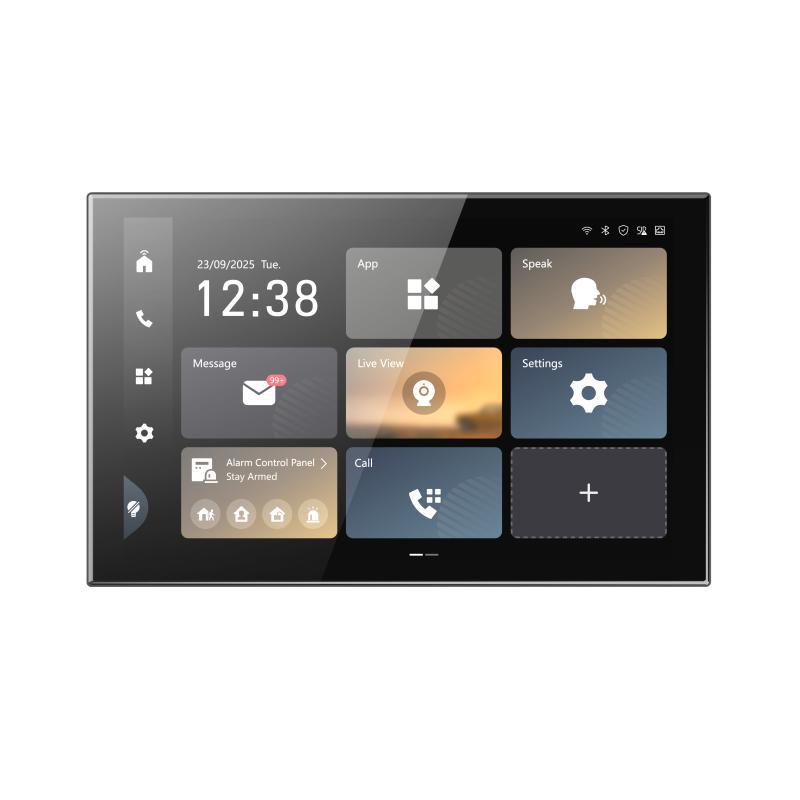 HIKVISION Monitor videointerfon color, 10.1-inch colorful IPS touch screen, DS-KH9570-WTE1/S