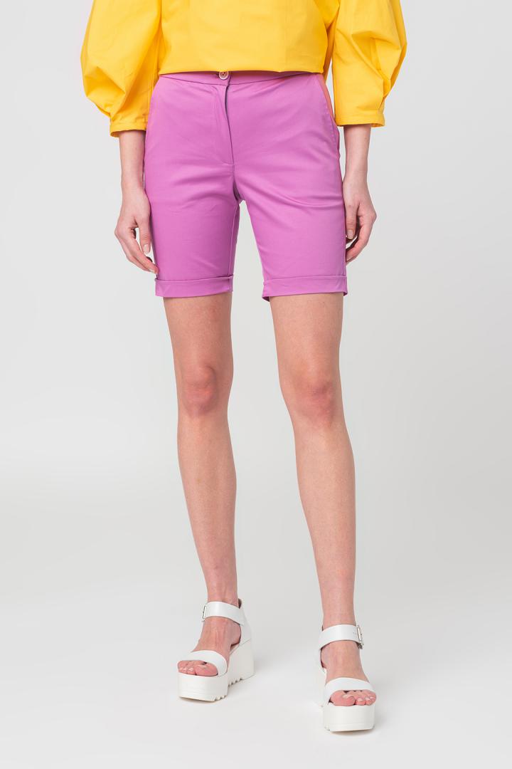 PEGAS PANTALONI SCURT CASUAL FEMEI LILA XS, PS2122-12-05L-XS