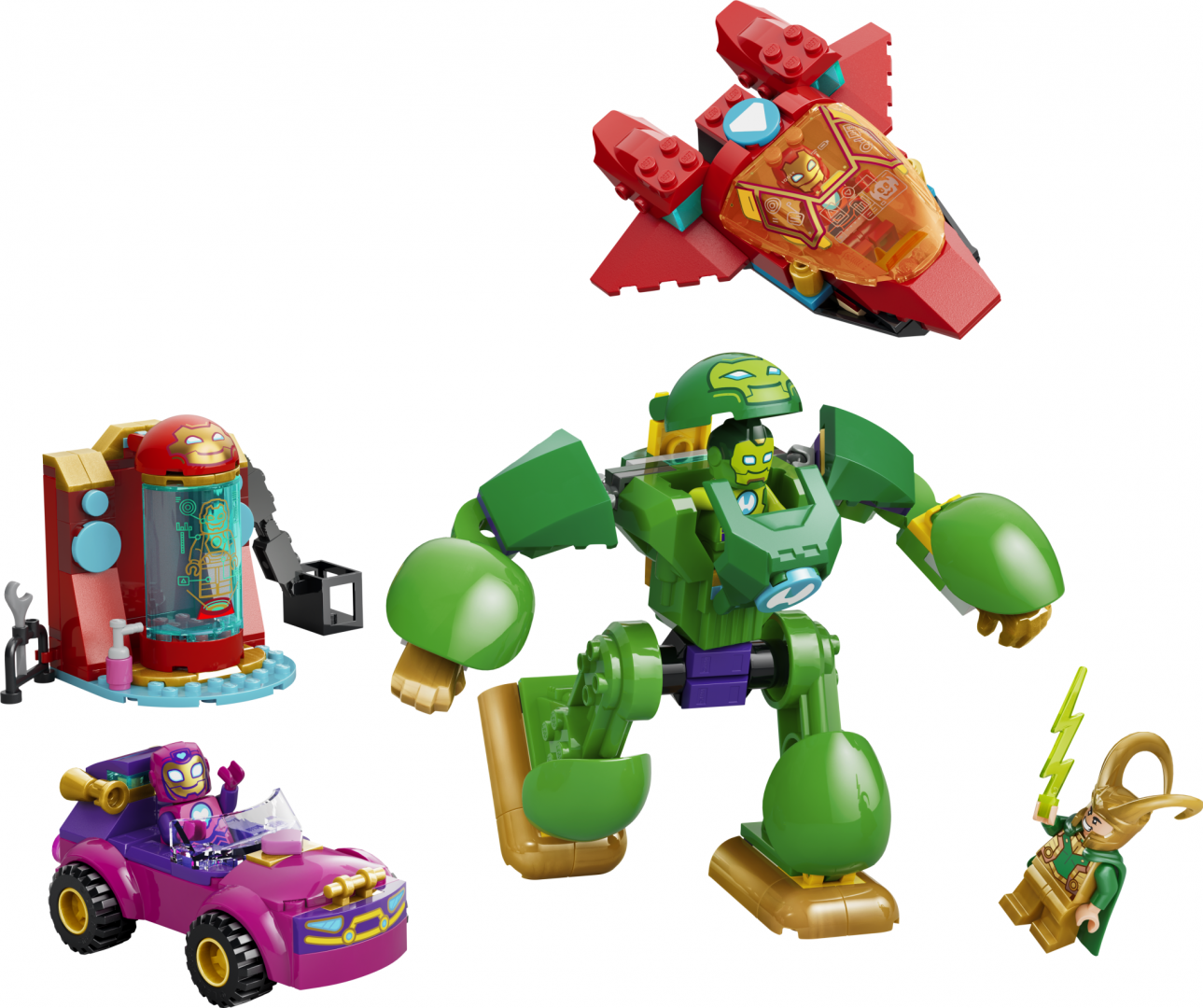 LEGO LOKI VS ECHIPA LUI IRON MAN, LEGO11211 - imagine 4