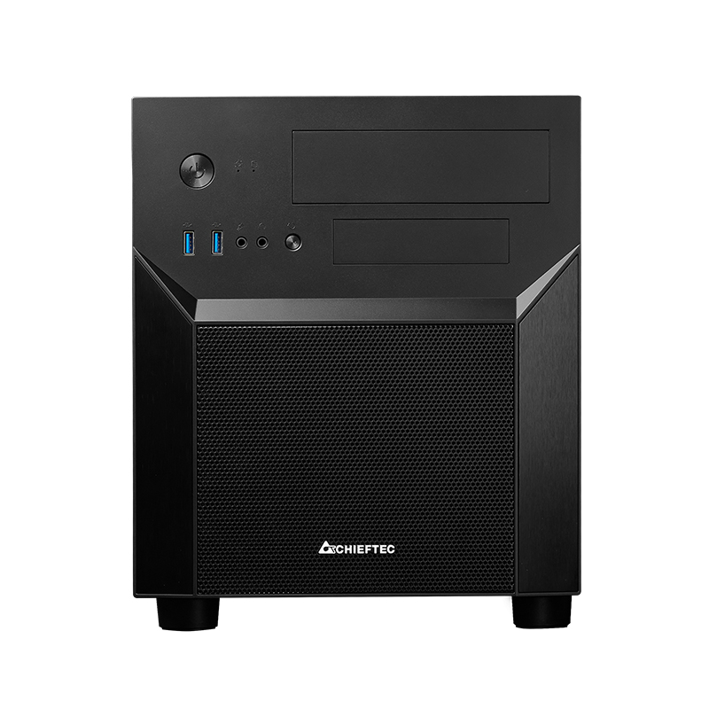 CHIEFTEC CARCASA, Mini Tower, mATX, GAMING CUBE 02, fara sursa, USB 3.0 x 2, Jack 3.5mm x, CI-02B-OP - imagine 2