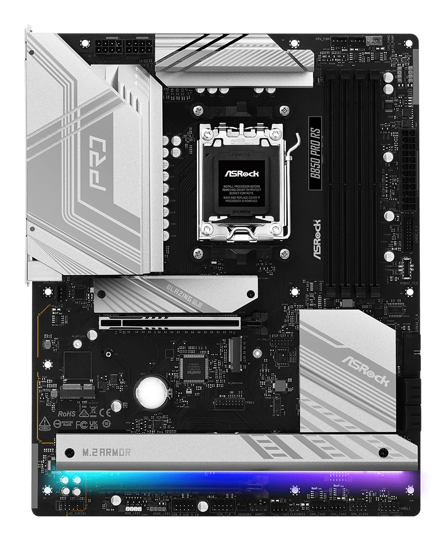 Asrock MB AM5, B850 PRO RS - imagine 2