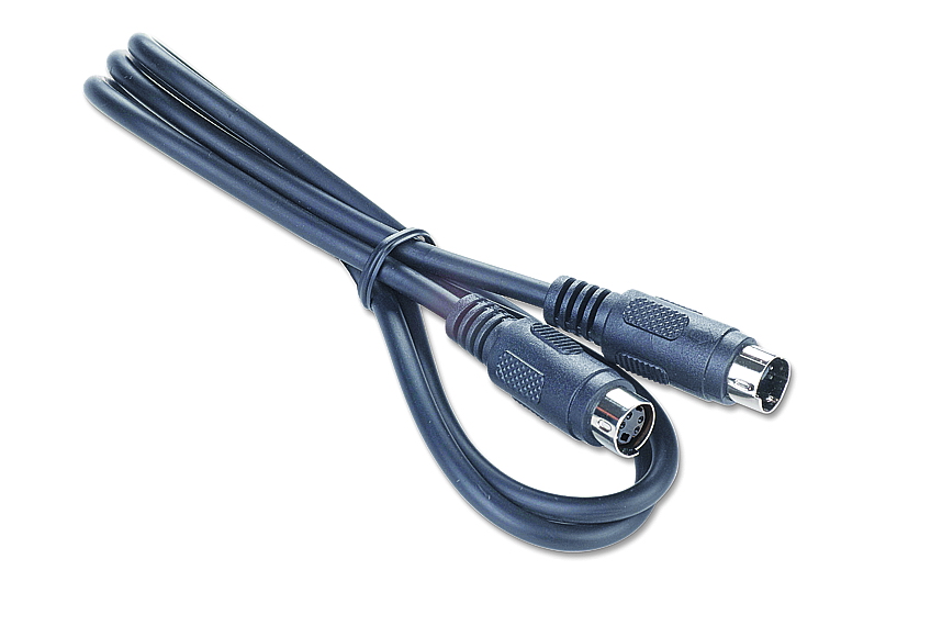 Gembird CABLU video, adaptor S-Video (T) la S-Video (M), 1.8m, negru, CCV-513
