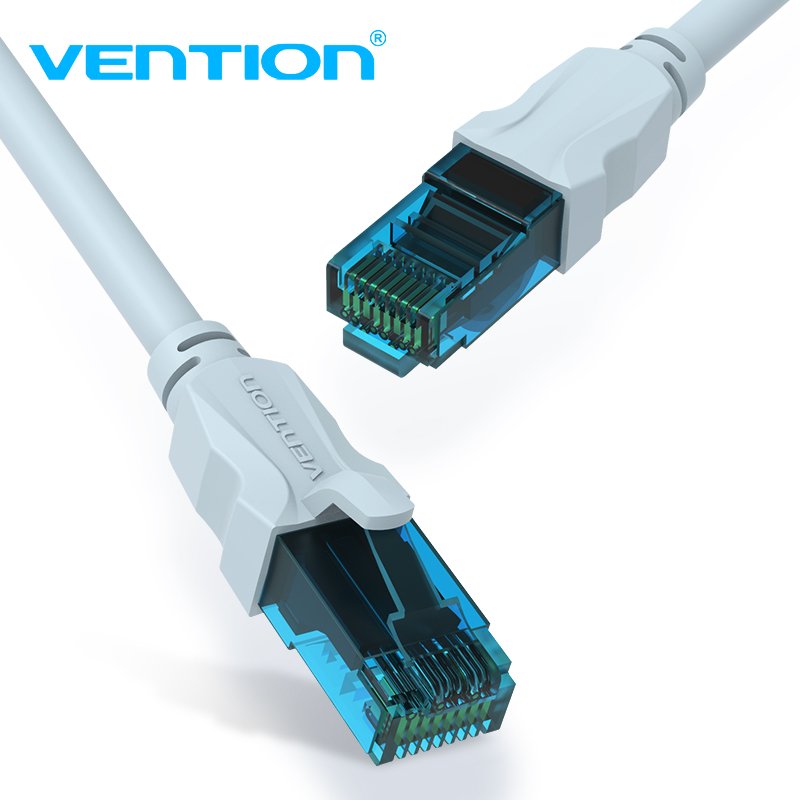 Vention Patch cord UTP, Cat. 5e, RJ-45 (T) la RJ-45 (T), 15m, 26AWG, cupru, albastru, VAP-A10-S1500