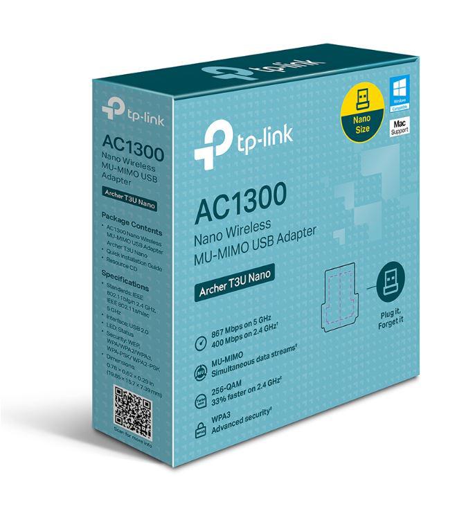 TP-LINK Adaptor Wireless, WIFI 5, Dual Band, ARCHER T3U NANO - imagine 4