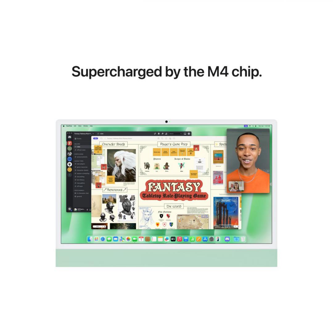 Apple IMAC 24" GRN/10CCPU/10CGPU/24GB/512-ROM, MD2Q4RO/A - imagine 3