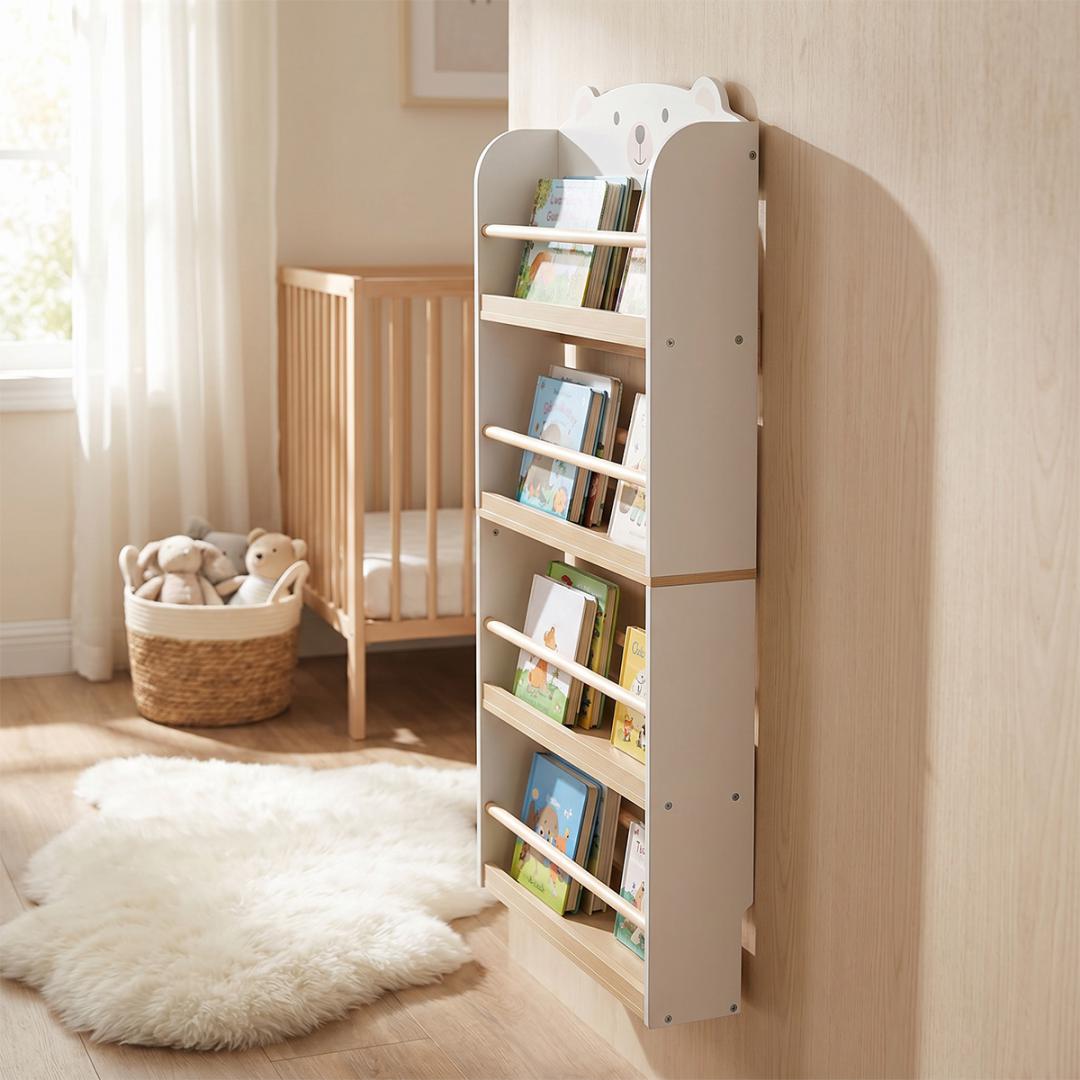 U-GROW Biblioteca carti si jucarii Bear, UG-74BIBL - imagine 10