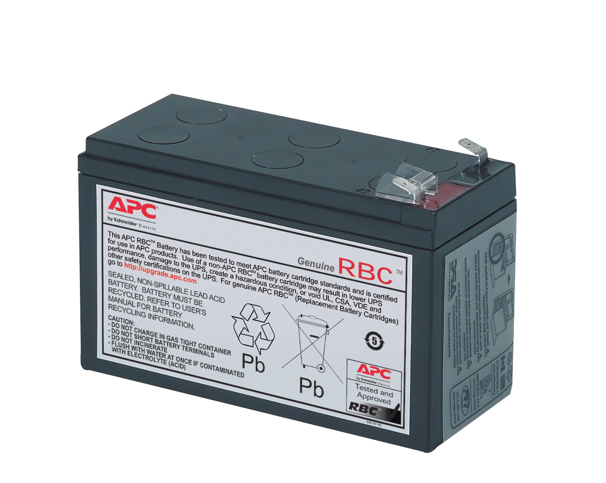 APC ACUMULATOR UPS pentru BE700-GR, BE700G-GR, BK650I, RBC17
