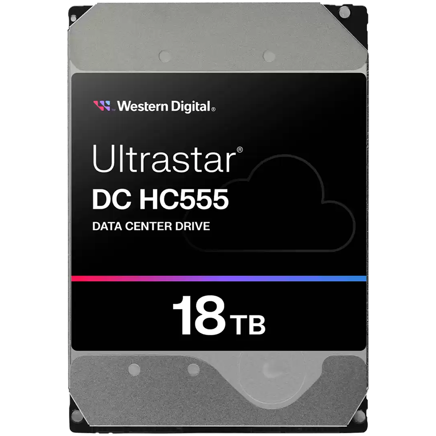 WD HDD Server Ultrastar DC HC555 18TB 512e SE, 3.5, 512MB, 7200 RPM, SATA, SKU, WUH722018CLE6L4