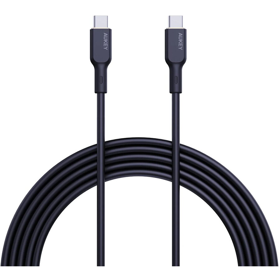Aukey Cablu alimentare si date, USB Type-C (T) la USB Type-C (T), 1.8m, 480 Mbps, 240W, LLTSN1049544