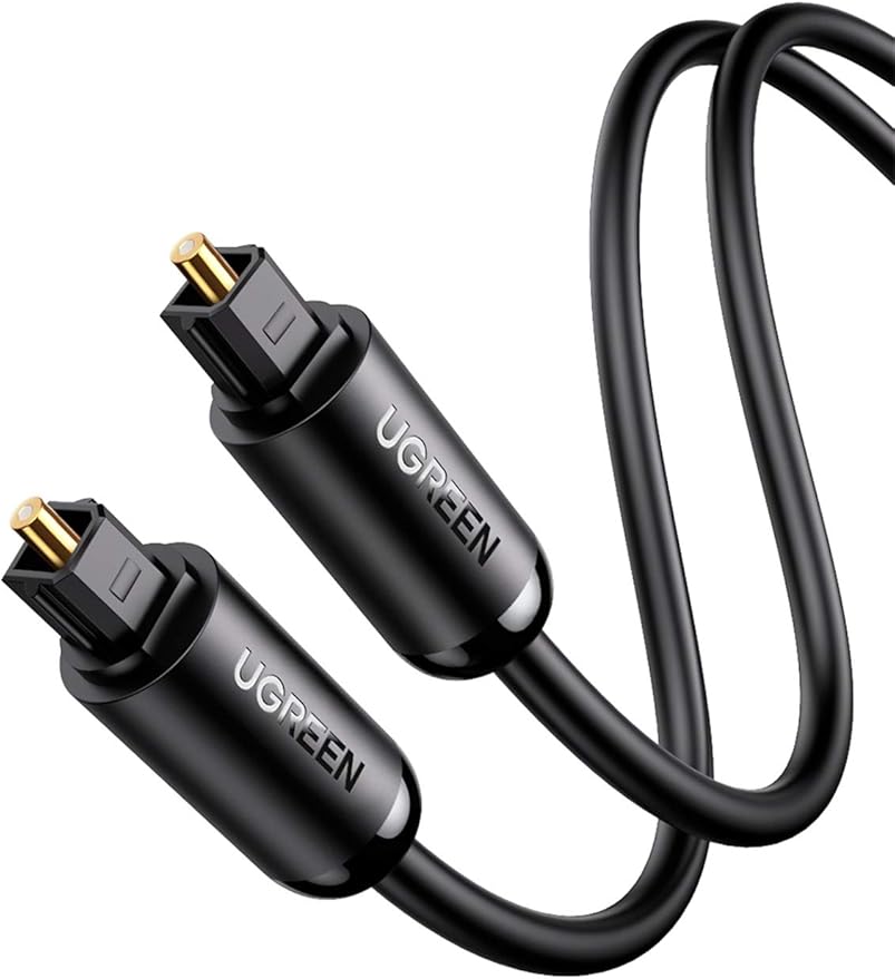 UGreen CABLU audio, "AV122" optic Toslink(T) la Toslink(T), 1m, conectori auriti, negru, 70890