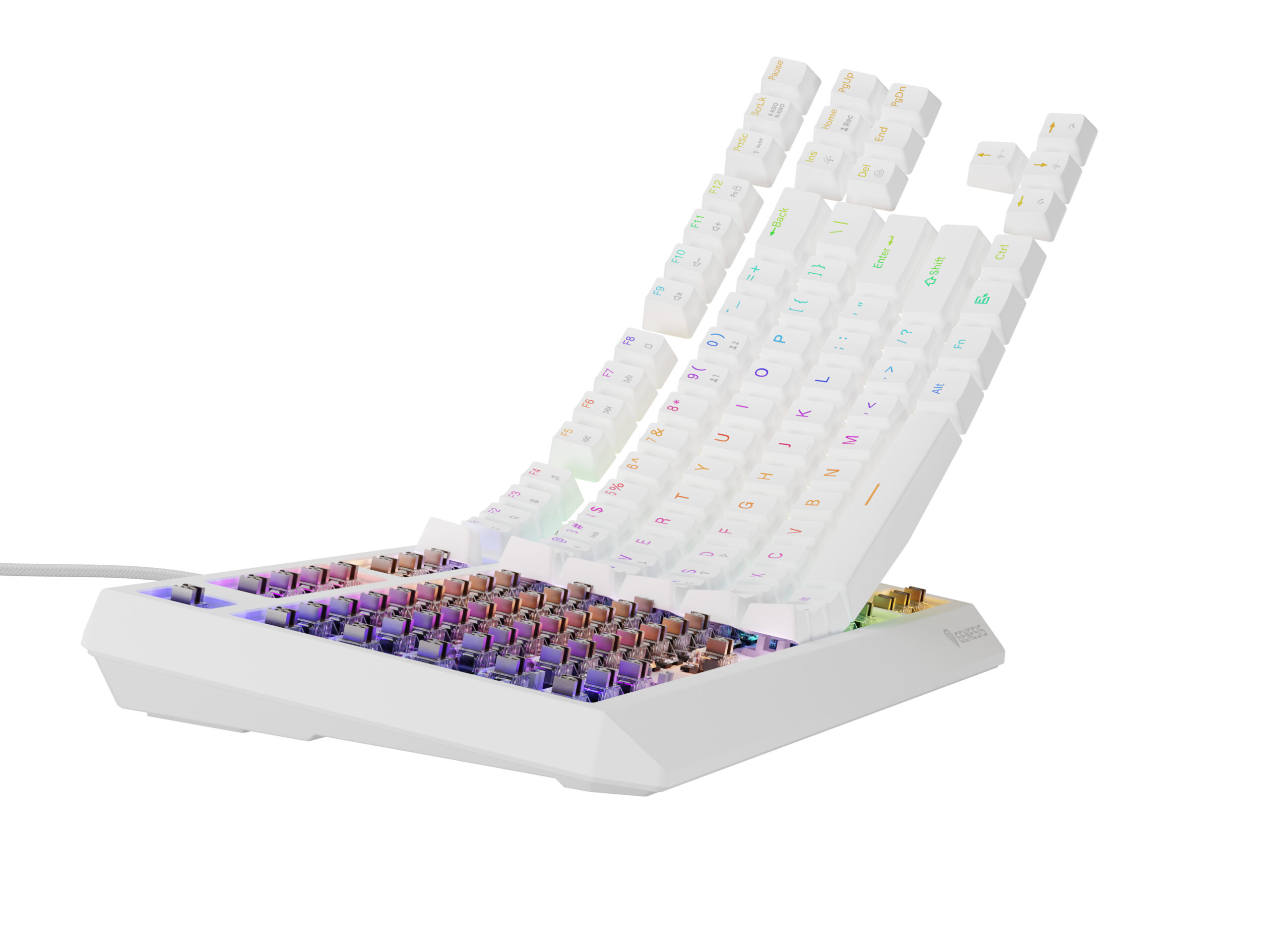 Genesis Tastatura Thor 230 TKL B alb, NKG-2080 - imagine 8