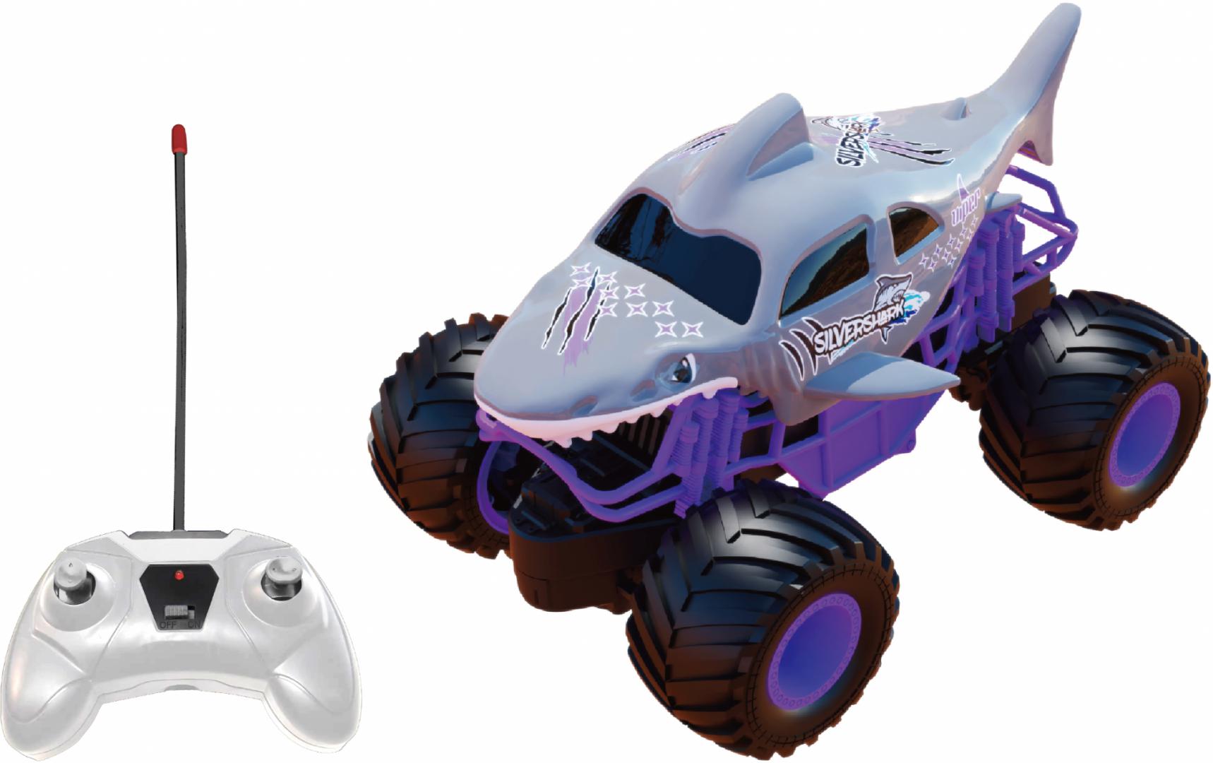 CEVODLE MASNIUTA CU TELECOMANDA BIG FOOT 1/24,19CM, ARGINTIE, CEV24006-3202ARG - imagine 2