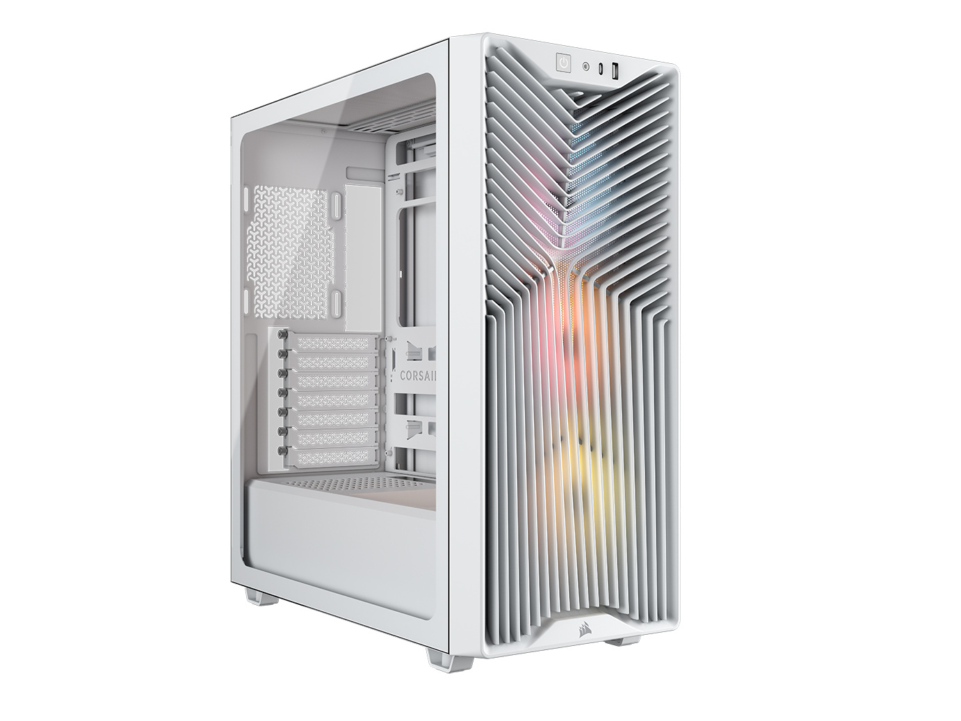 Corsair Carcasa 3200D RS ARGB, Mid-Tower, ATX, 3 ventilatoare incluse RS120 ARGB, Alb, CC-9011345-WW