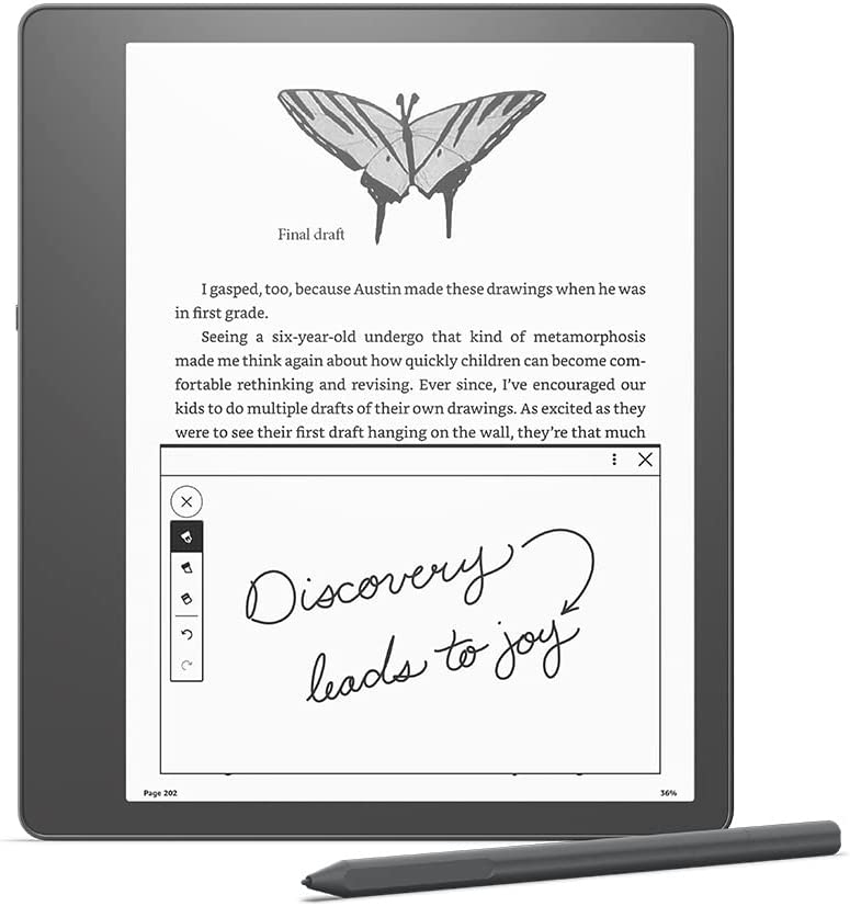 Amazon eBook Reader Kindle Scribe 10.2" Touchscreen Premium Pen 16GB Wi-Fi Grey, CF95290