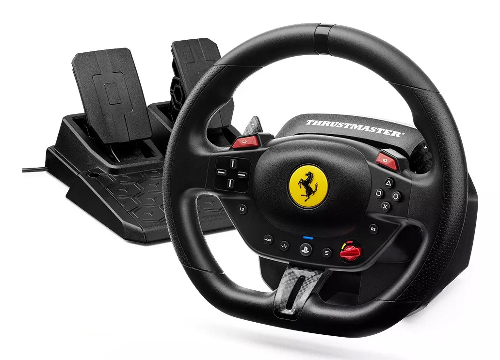 Thrustmaster T98-P FERRARI 296 GTB Racing Wheel and Pedals (PC/PS), 4160880