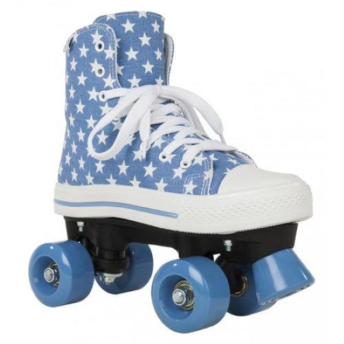 PEGAS ROLE ROOKIE CANVAS HIGH STARS 35 ALBASTRU/ALB, RKE-SKA-1532