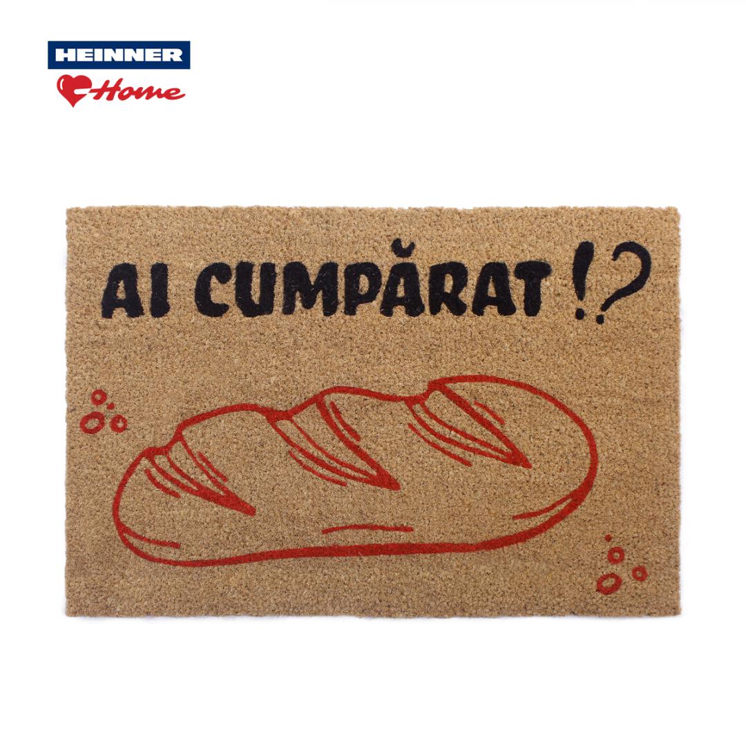 HEINNER COVORAS INTRARE COCOS 60X40CM,FUN, BREAD, HR-MTC-FUN_BREAD