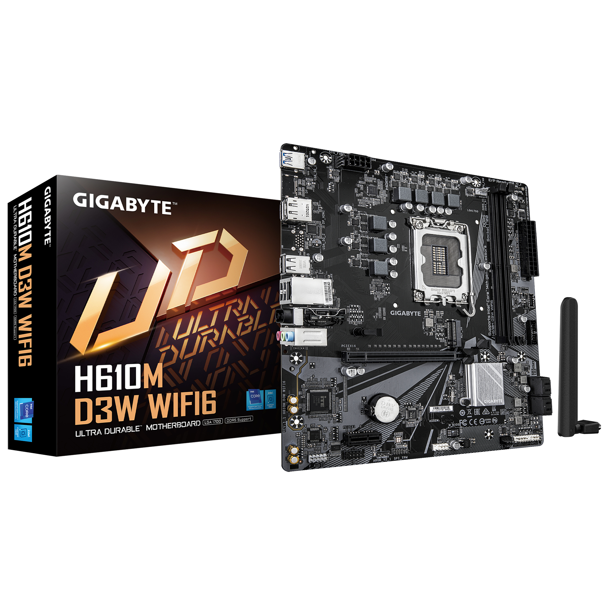 Gigabyte MB, H610M D3W WIFI6