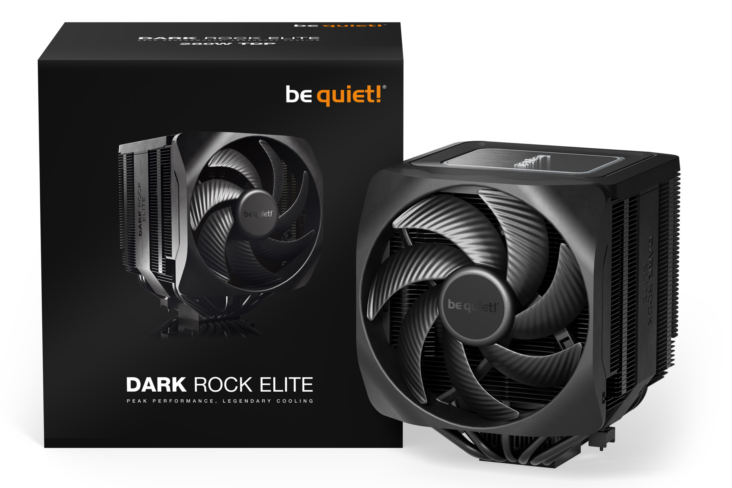 Be Quiet COOLER Dark Rock Elite,racire aer, Ø6 mm×7 pcs heatpipe, skt. Intel LGA, BK037 - imagine 7