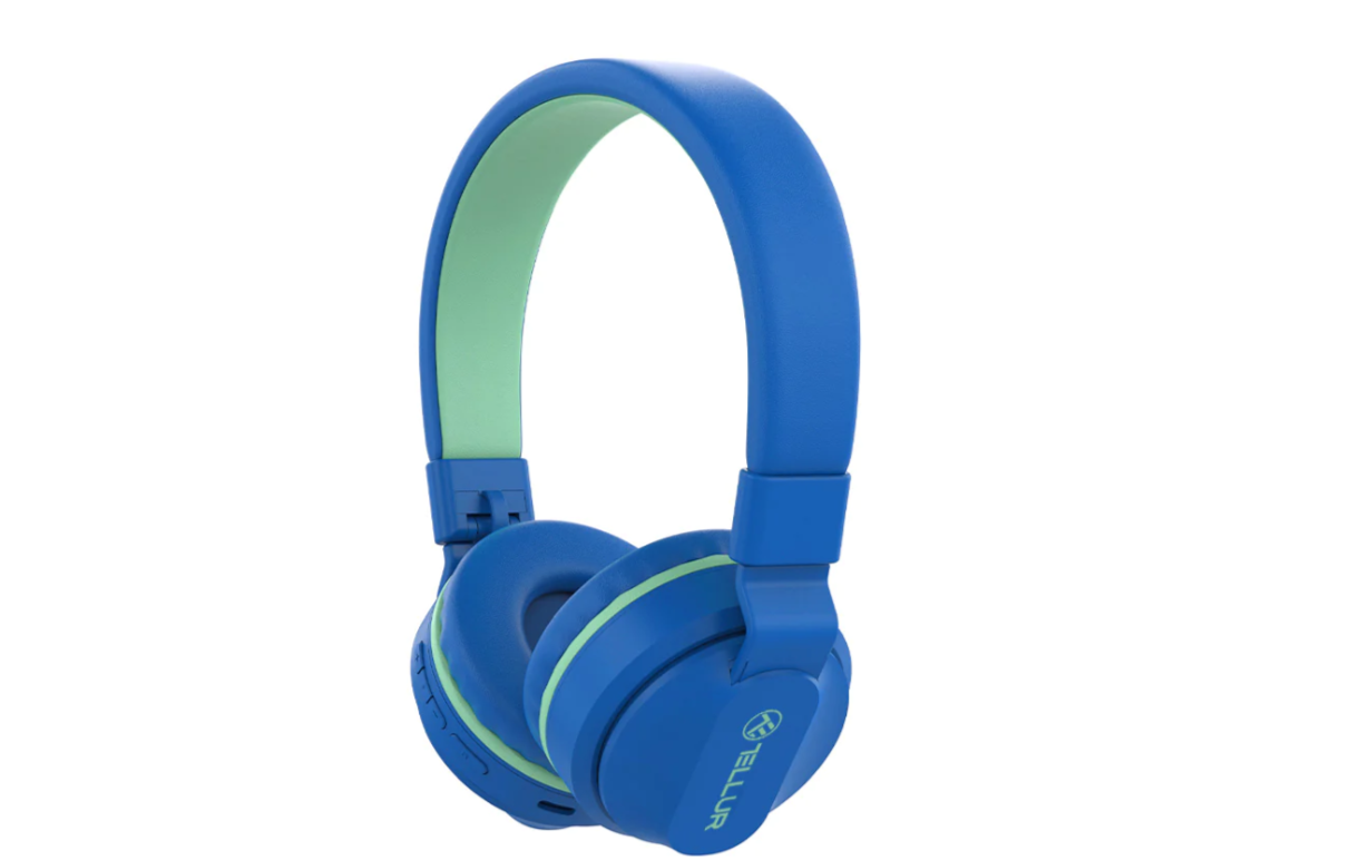TELLUR Casti Over-ear Buddy, Wireless, Albastru, TLL511501 - imagine 2